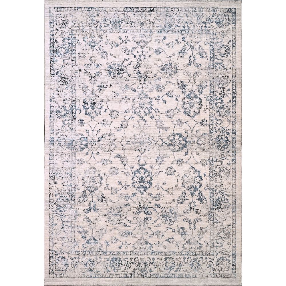 Dynamic Rugs 5223-501 Carson 2.7 Ft. X 4.11 Ft. Rectangle Rug in Blue/Ivory 